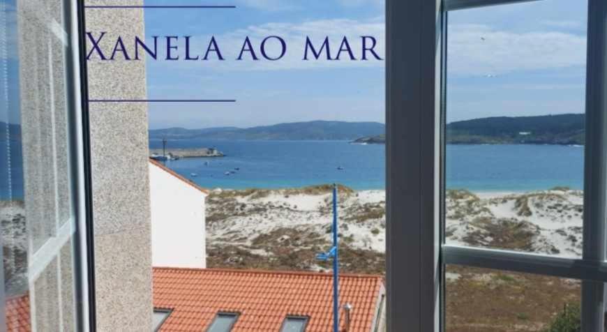 Apartamento Xanela O Mar Laxe Exterior foto